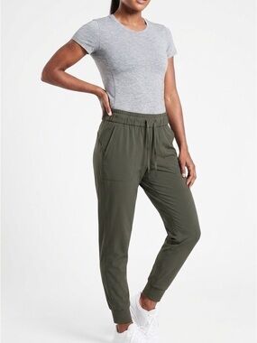 NWOT Olive Drawstring Jogger Pants